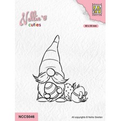 (NCCS046)Nellie`s Choice Clearstamp - Easter Gnom